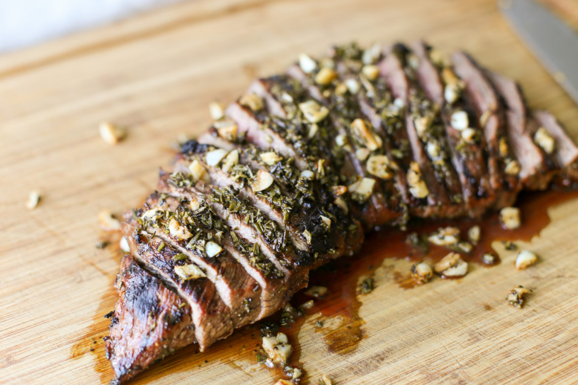 Rosemary Garlic Tri-Tip Steak