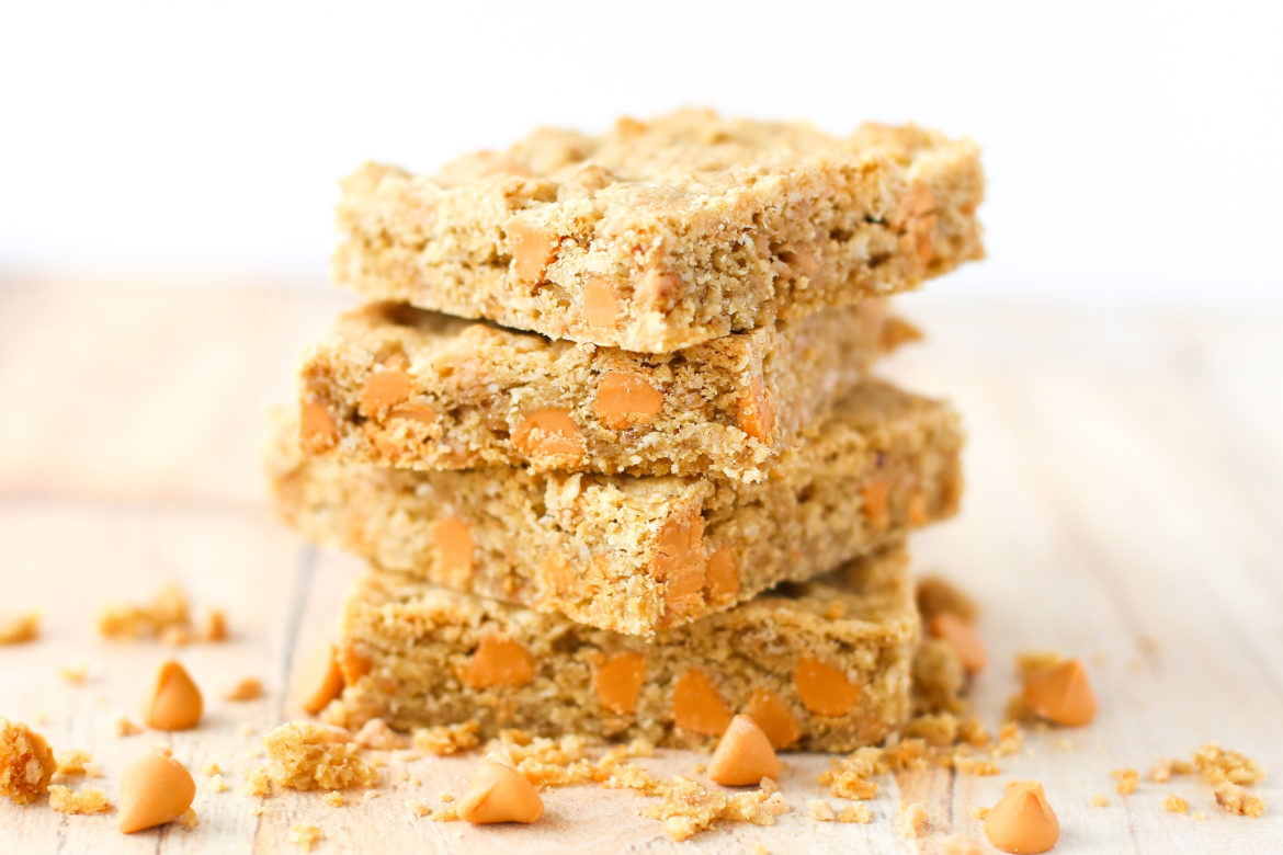Butterscotch Toffee Oatmeal Bars