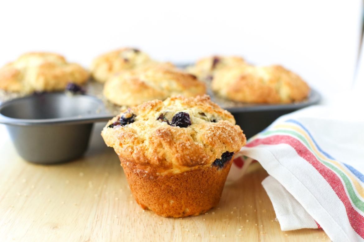 Blueberry Sour Cream Muffins