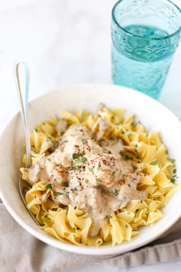 Meatball Stroganoff