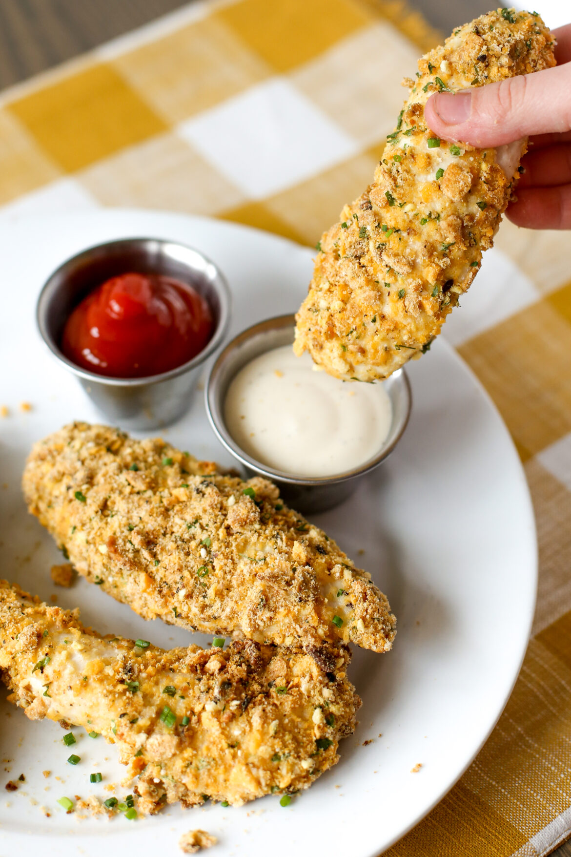 Cracker-Crusted Chicken Tenders