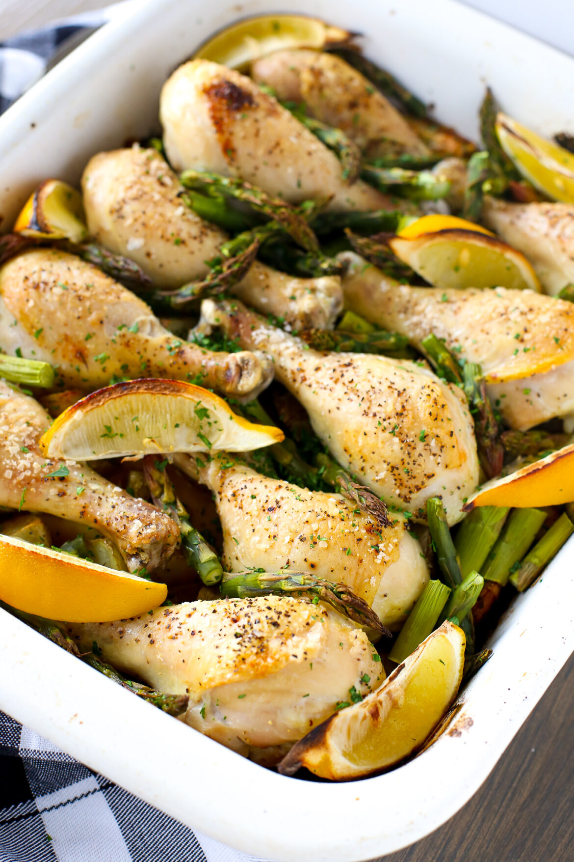 One-Pan Lemon Chicken with Asparagus