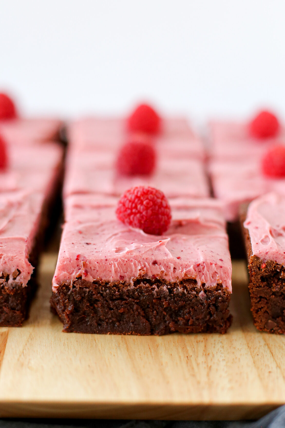 Raspberry Ganache Brownies